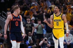 NBA Playoffs: Pacers rout Knicks to level series