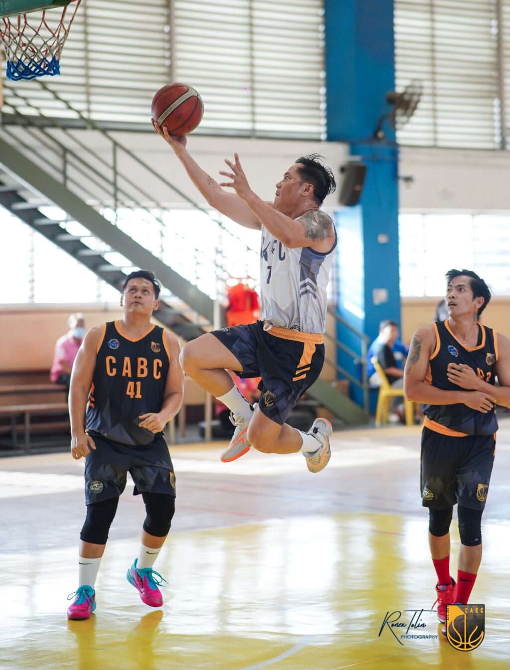 Boysen Paints destroys Lightstrong AAC in CABC 6th Corporate Cup. Miggy Aparri soars high for a layup during their CABC 6th Corporate Cup Game. | Contributed photo
