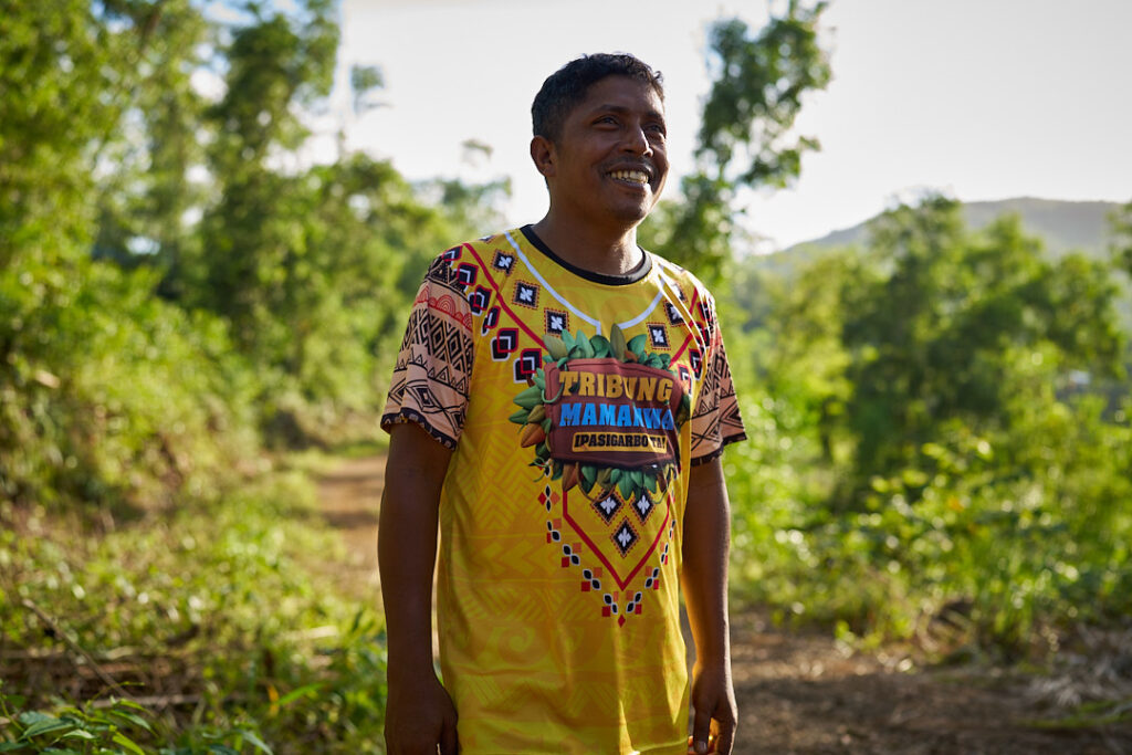 Datu Renante Boklas of the Mamanwa Tribe of Surigao del Norte works together with mining companies to ensure preservation of their culture.