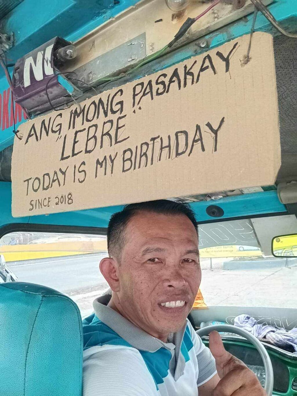 PUJ driver offers free rides, snacks to passengers on his birthday