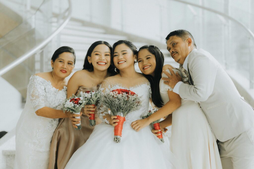 Cebuana CPALE topnotcher: Finding the 'whys' of success. In photo is Mae Pearl Secuya during the wedding of her sister.