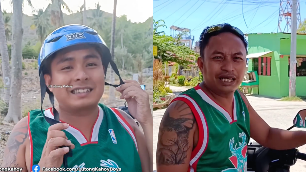 Circulating photos of a man who allegedly look like Coco Martin and the actual face of the man.