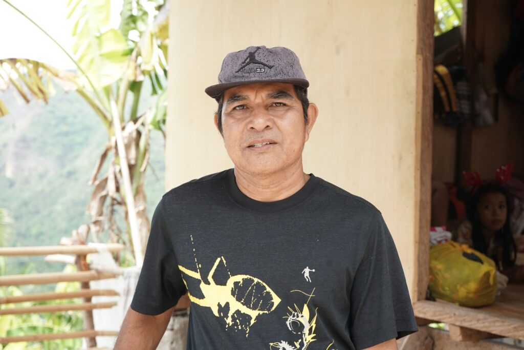 56-year-old Arnulfo Tiempo raises hogs for a living in Barangay Bairan, Naga City.