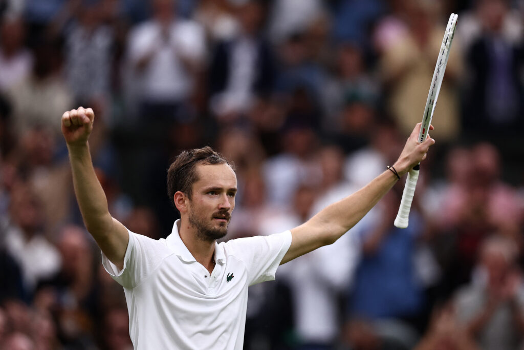 Wimbledon: Medvedev stuns top-ranked Sinner to reach semi-finals. 