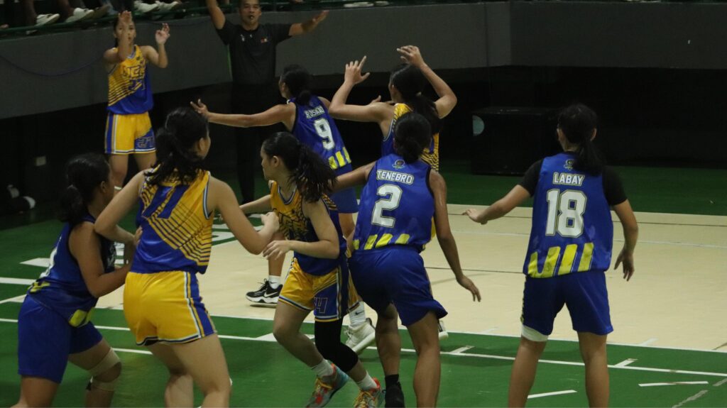 The Central Visayas' gold medal match versus NCR in the secondary girls basketball of Palarong Pambansa 2024.