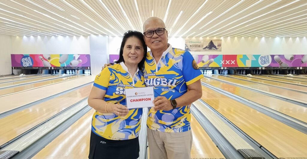 Dodong and Tess Dante rules SUGBU doubles bowling tilt