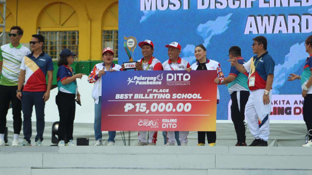 Palarong Pambansa 2024: Tejero ES wins 'Best Billeting School' award