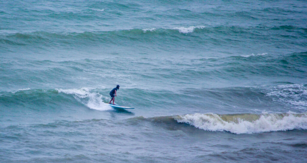 Surfing in San Fernando