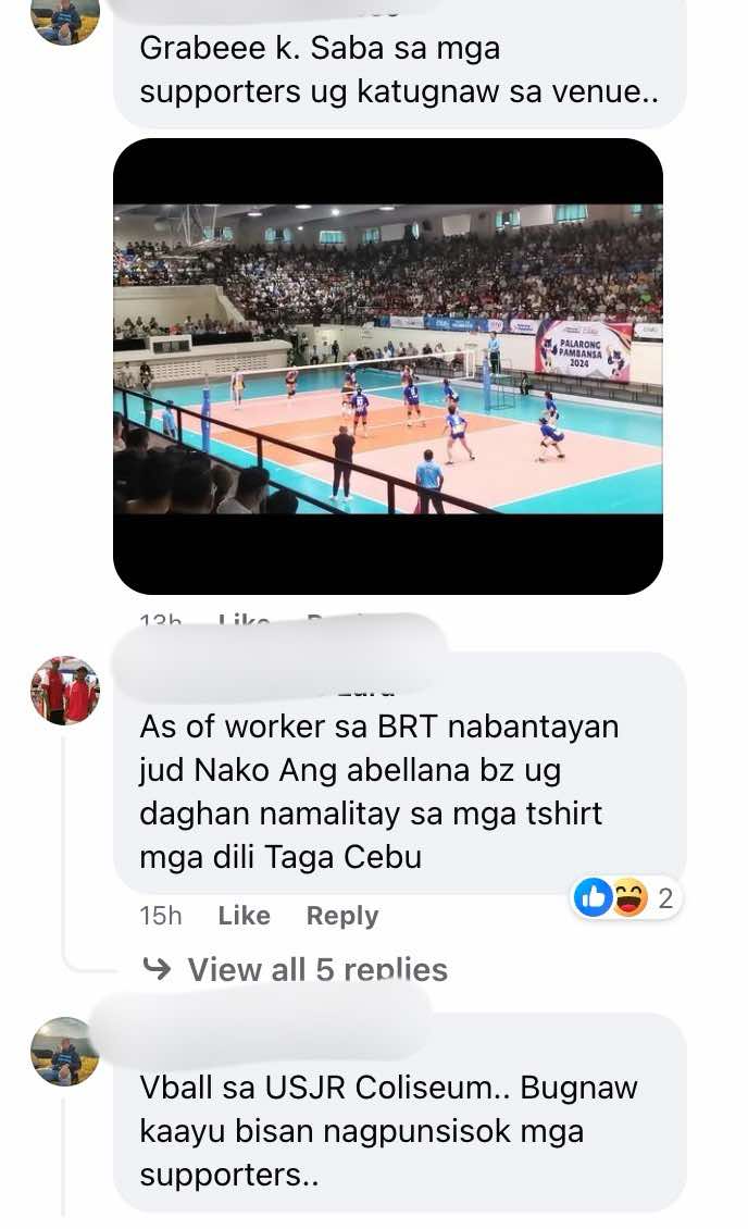 Palarong Pambansa comment