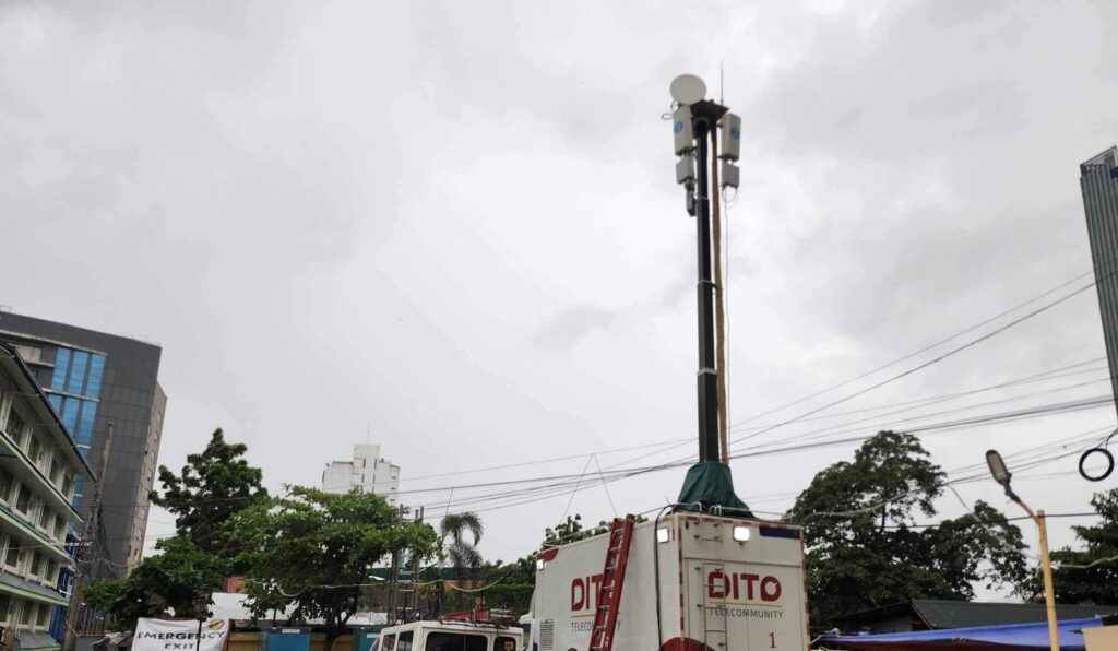 DITO deployed a cell site on wheels to boost network signal to ensure seamless experience for all athletes and delegates