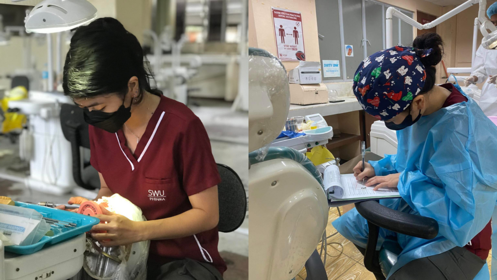 Dr. Decharon Mulat as a dentistry student