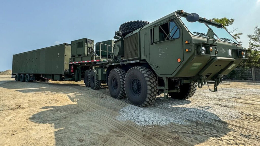 The Typhon or the Mid-Range Capability (MRC) Launcher is newly developed by the US Army and used in exercises with the Philippine military. | CONTRIBUTED PHOTO BY CAPT. RYAN DEBOOY US ARMY [FILE PHOTO INQUIRER.NET]