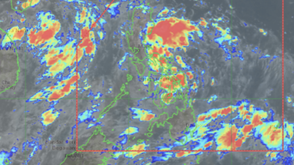 Satellite image as of July 17, 2024 | Screenshot from Pagasa website