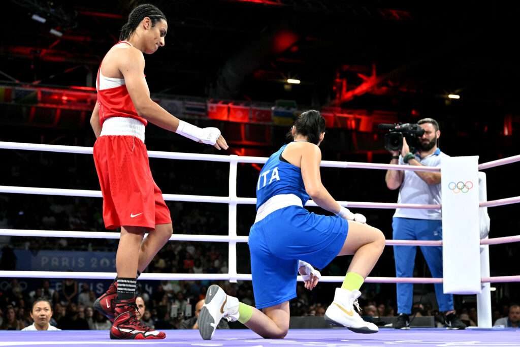 Algerian boxer gender Olympics