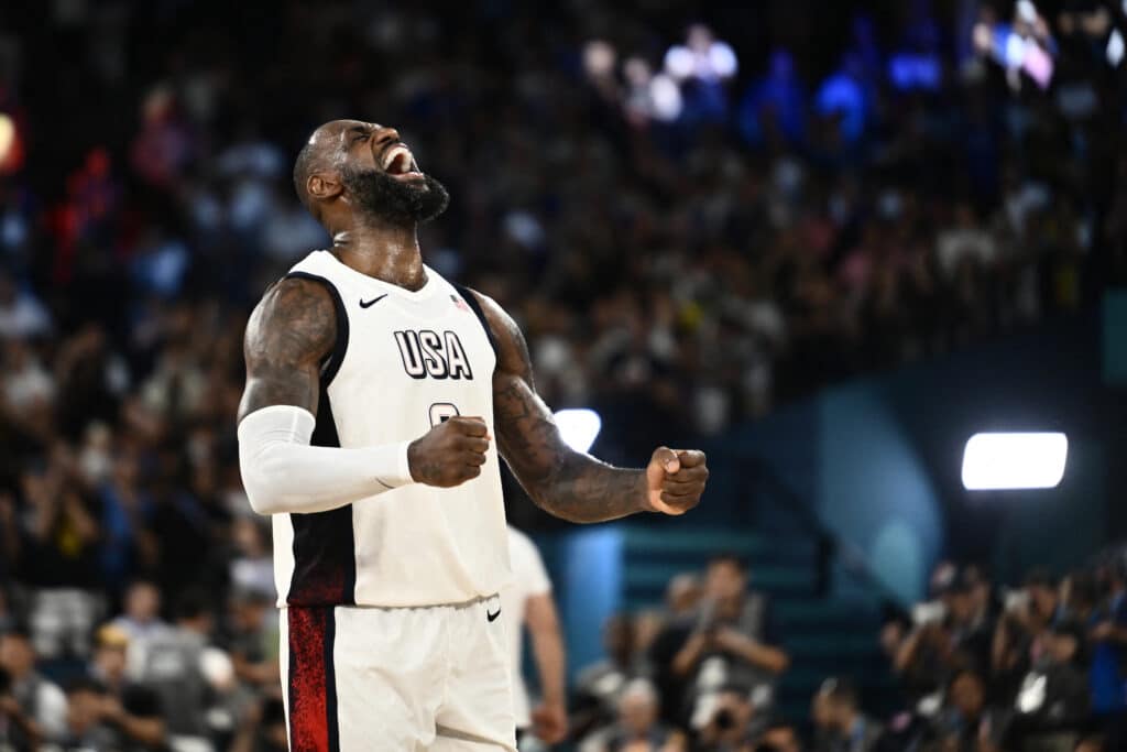 The last dance: 5 stars retiring after Paris Olympics. LEBRON JAMES USA basketball