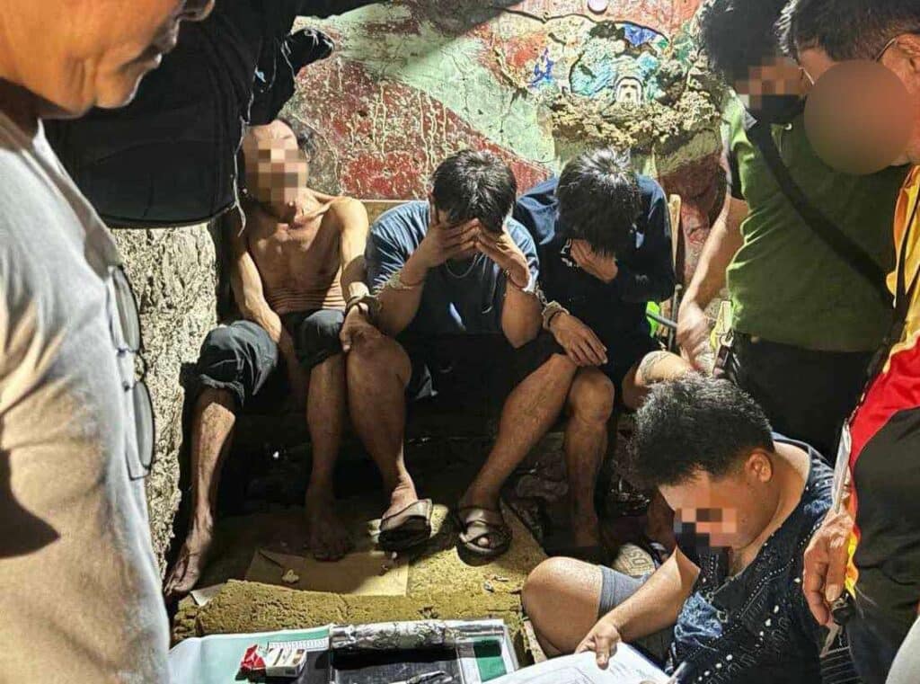 Cebu City drug-bust: 3 men nabbed inside drug den