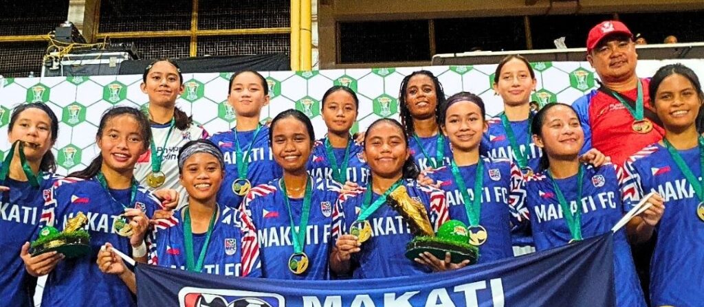 Makati FC crowned queens of Thirsty Football Cup's women's open