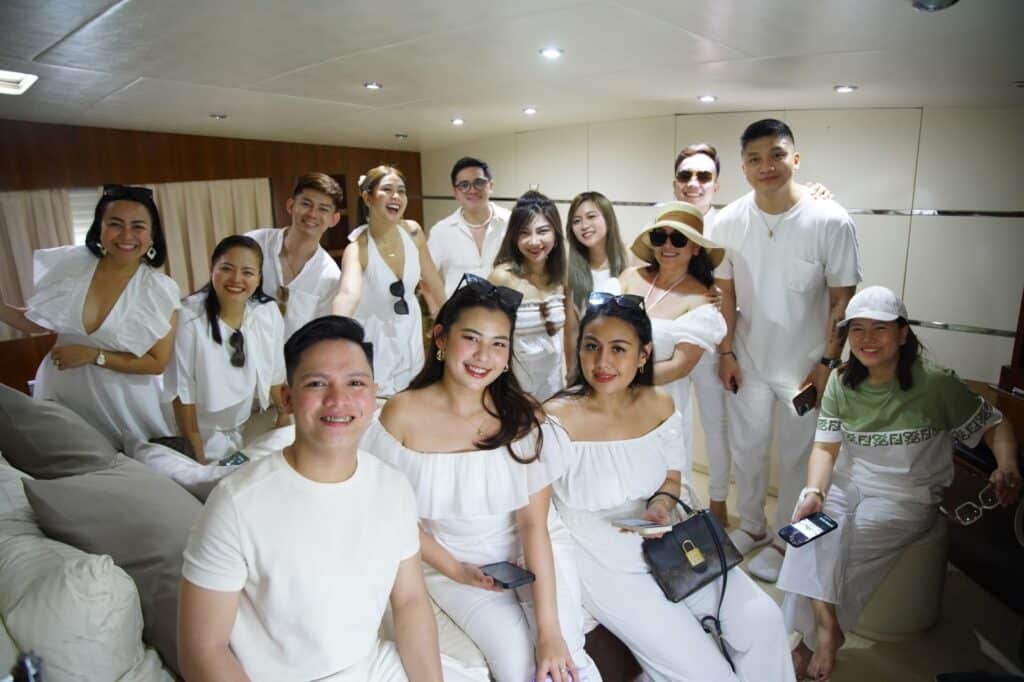 JC's top 50 performers for July celebrate at luxurious yacht party