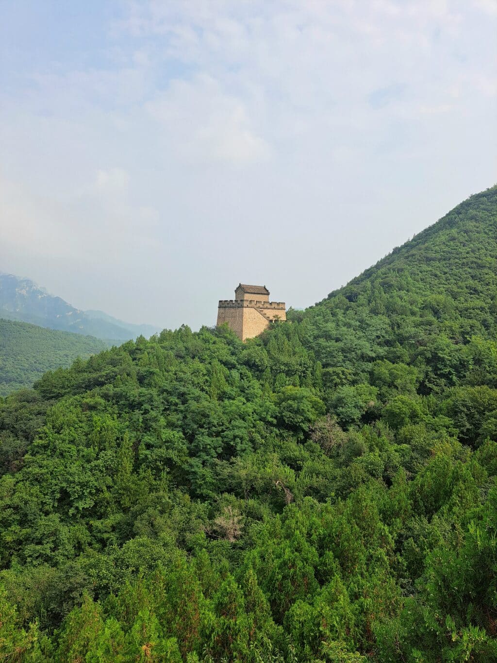 A view from the Great Wall of China