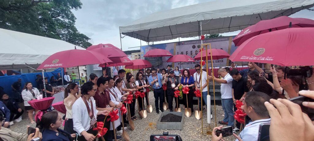 The Vicente Sotto Memorial Medical Center  (VSMMC) breaks ground for its Regional Infectious Disease and Tropical Medicine (RIDTM) building on Thursday afternoon, August 29, 2024.| Futch Anthony Inso