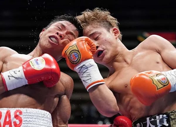 Paras, Kyoguchi trilogy set for October in Yokohama, Japan. In photo are Vince Paras (left) and Hiroto Kyoguchi (right) in their 2018 world title clash. | photo from Fightnews