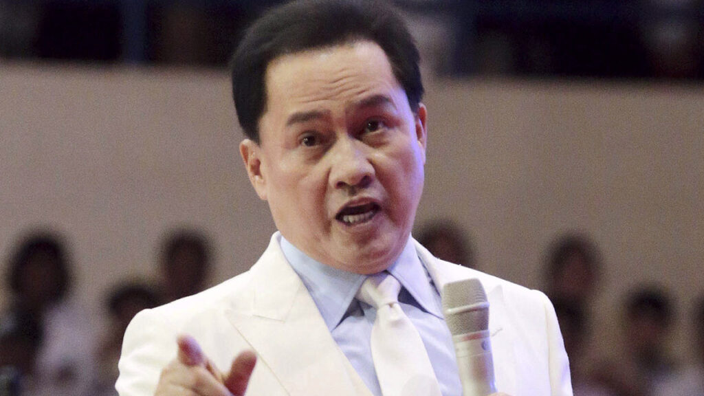 Quiboloy search: More policemen arriving, Army sending troops. In photo is fugitive televangelist Apollo Quiboloy. —Inquirer file photo