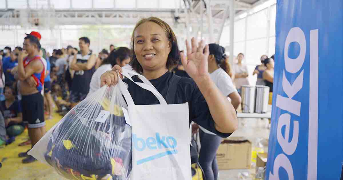 Beko helped the community in Marikina with free laundry services