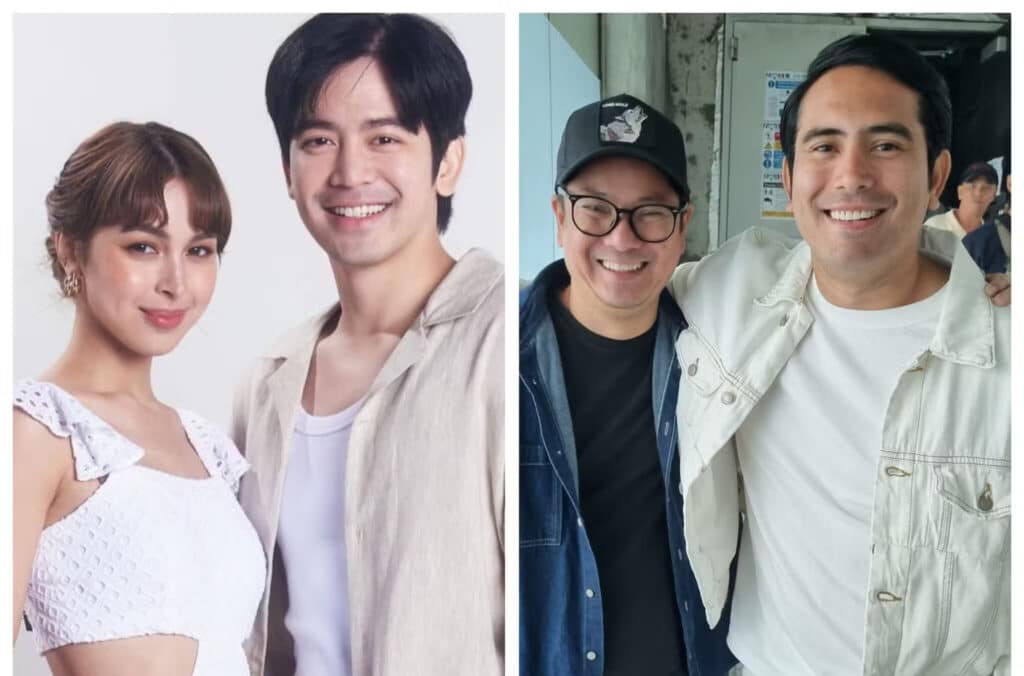 Gerald có nói xấu Joshlia không? Kung way gibati, kì lạ na, apan… Ang naa sa photo kay si Julia Barretto, Joshua Garcia, Benedict Mique ug Gerald Anderson