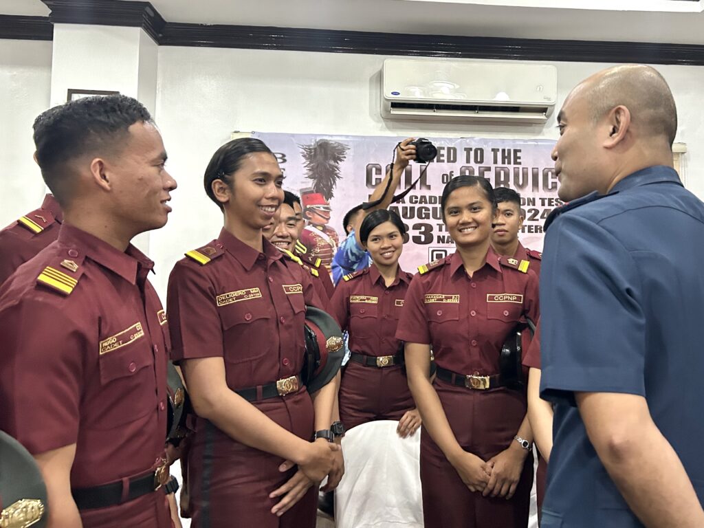 PNPA Cadet Admission Test: 1,300 aspirants to take exams in Cebu. Around 30 members of the Philippine National Police Academy (PNPA) graduating class of 2025 visited the Police Regional Office in Central Visayas(PRO-7) on Thursday morning, August 1, to invite aspirants to take the PNPA Cadetship Admission Test. | Emmariel Ares