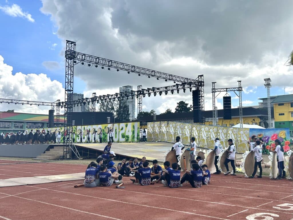 Pasigarbo blocking at Cebu city sports center