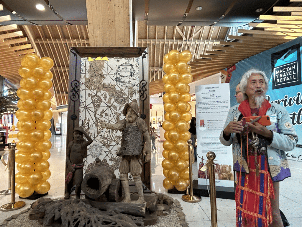 Kidlat Tahimik’s ‘Indio-Genius’ finds new home at Mactan-Cebu airport. In photo is Kidlat Tahimik’s ‘Indio-Genius’ finding a new home at Mactan airport