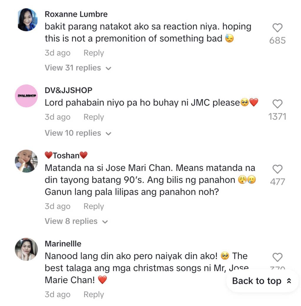 Comments para ni JMC