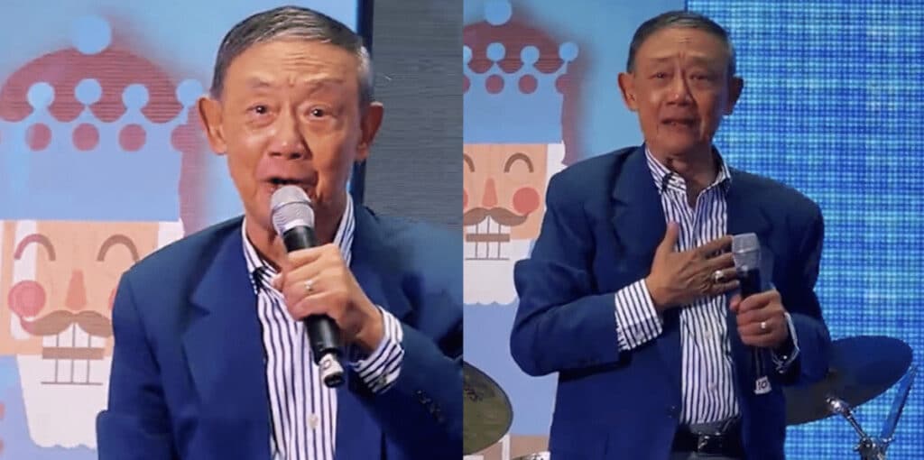 Jose Mari Chan nihilak nga nikanta sa Christmas hit, netizens nabalaka