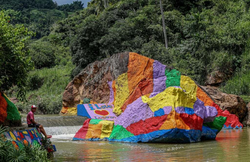 Cebu City rock painted