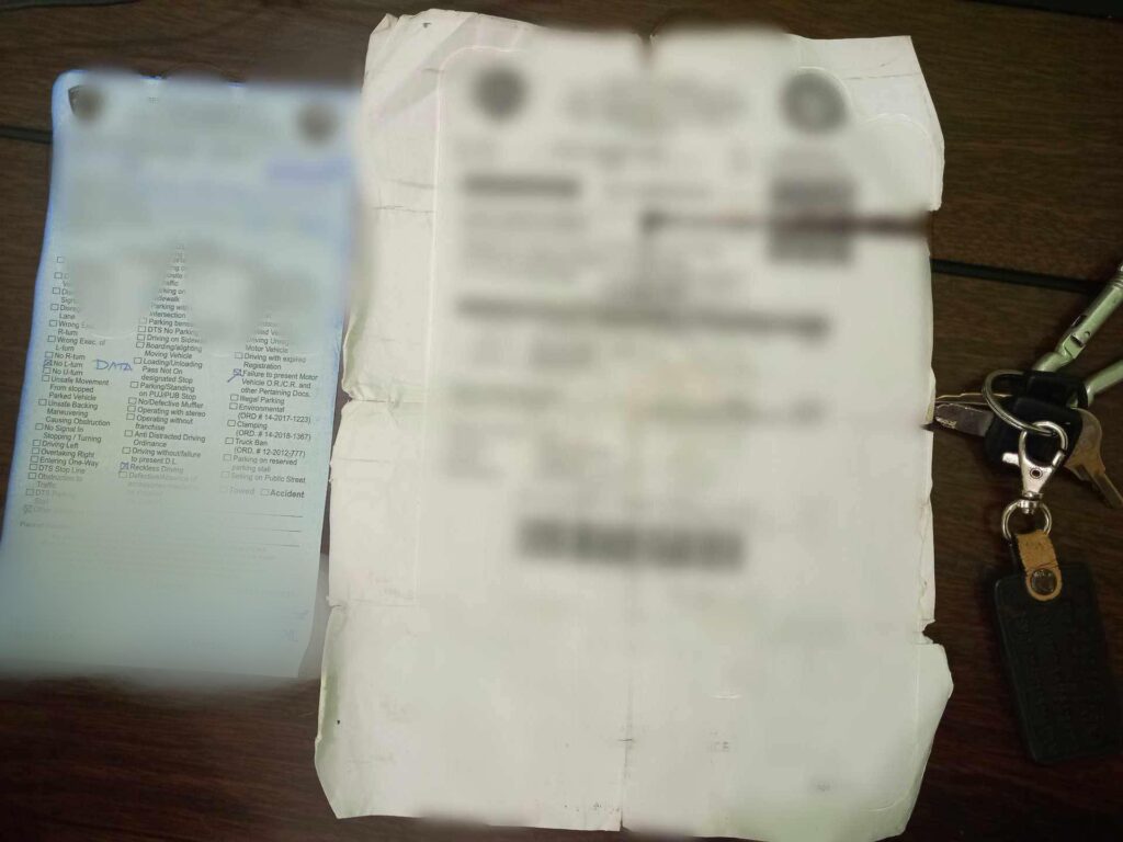 Cloned license: TEAM discovers new modus of 'reckless drivers’?. This is the "cloned license" that the motorcycle driver left behind as he escaped from the traffic enforcer who apprehended him in a Mandaue City street. | Rose Sagarino