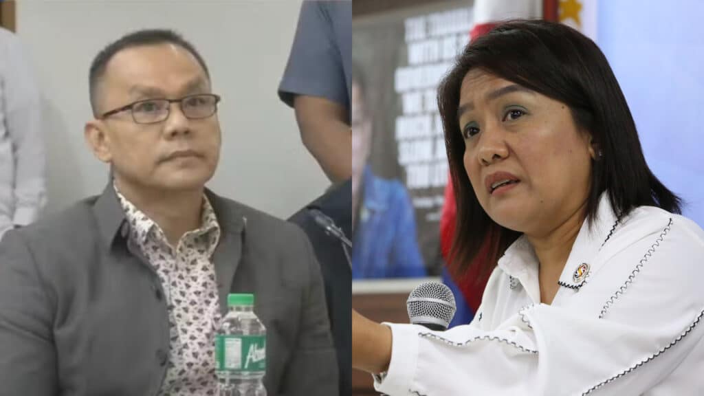 National Police Commission (Napolcom) Commissioner and former Police Col. Edilberto Leonardo (left photo) attends the House quad committee hearing on September 27, 2024. At right is a file photo of retired police Col. Royina Garma. | Inquirer file photos