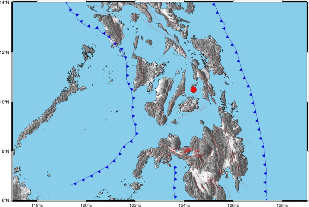 Magnitude 5.0 earthquake hits Poro, Camotes