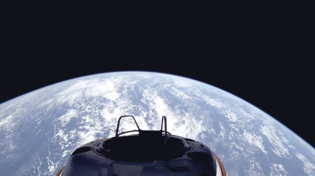 Private astronauts on daring trek ahead of historic spacewalk. Photo is a handout image released by SpaceX on September 10, 2024 showing a view of Earth and the Dragon capsule's Skywalker shortly after the Polaris Dawn crew launched into orbit. |Photo by SPACEX / AFP