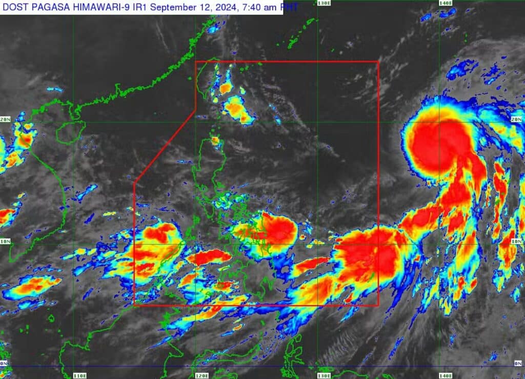 Bebinca’s trough, habagat to bring rain in most of PH on Sept. 12