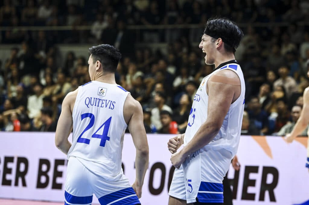 Cebuanos in Ateneo Blue Eagles' Sean Quitevis and Kristian Porter