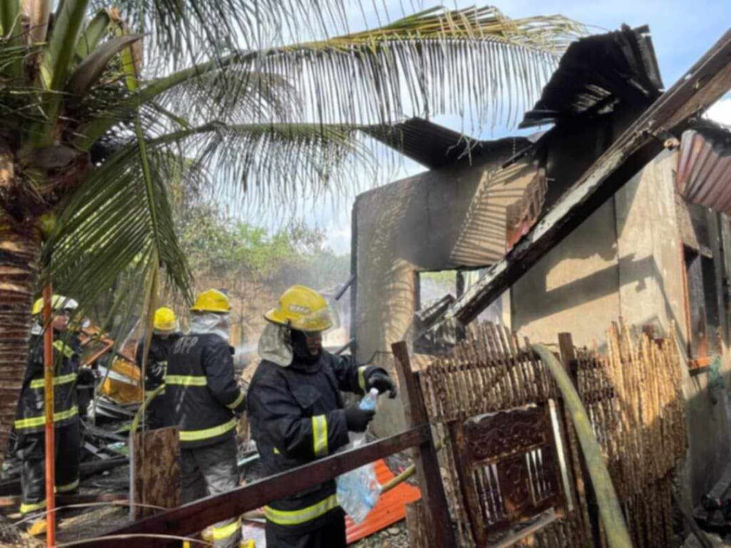 Lighted mosquito coil causes fire in Lapu-Lapu City