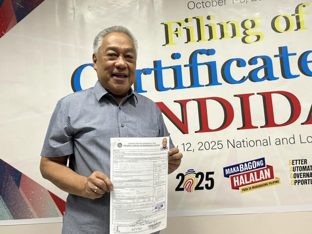 Junjun Davide to run for Congress instead