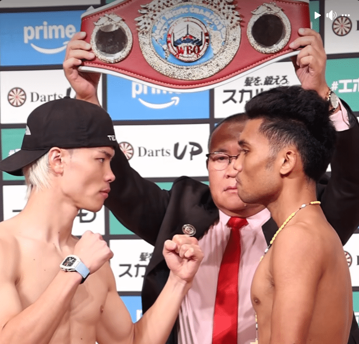 Gerwin Asilo makes weight for his big fight in Tokyo