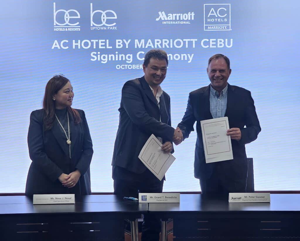 A new era of hospitality in Cebu: BE Group of Companies partners with Marriott International