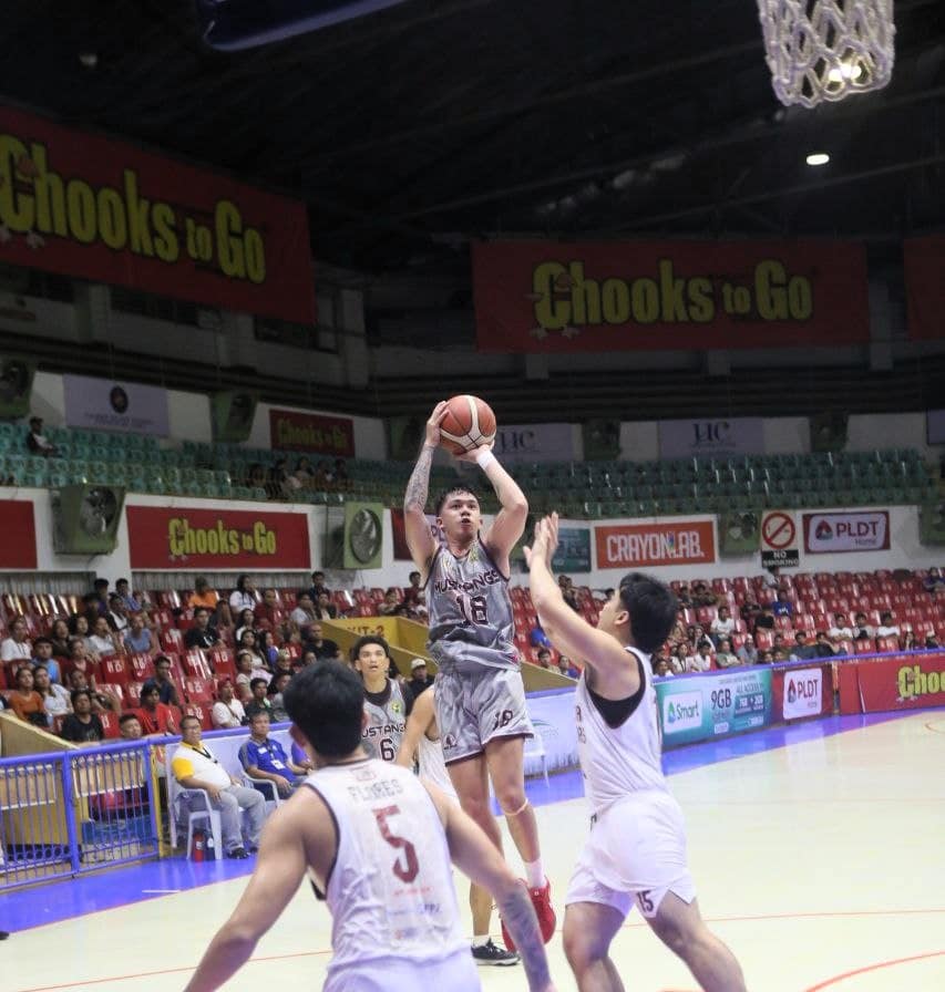 Cesafi Season 24: CRMC outlasts UP, gets first win. Keaton Clyde Taburnal pulls up a jumper during their Cesafi Season 24 game against UP Cebu. | Photo from Sugbuanong Kodaker