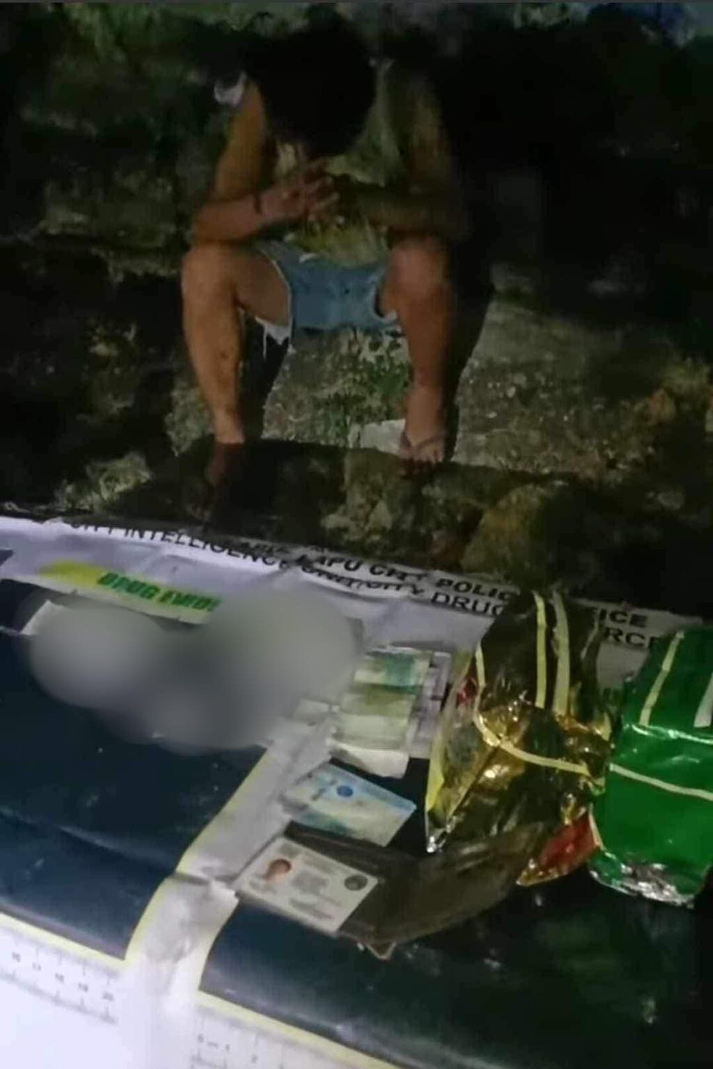 Lapu-Lapu police confiscated some P13.9 million worth of suspected shabu during a buy-bust operation in Barangay Pusok on October 29. | Contributed photo via Futch Anthony Inso