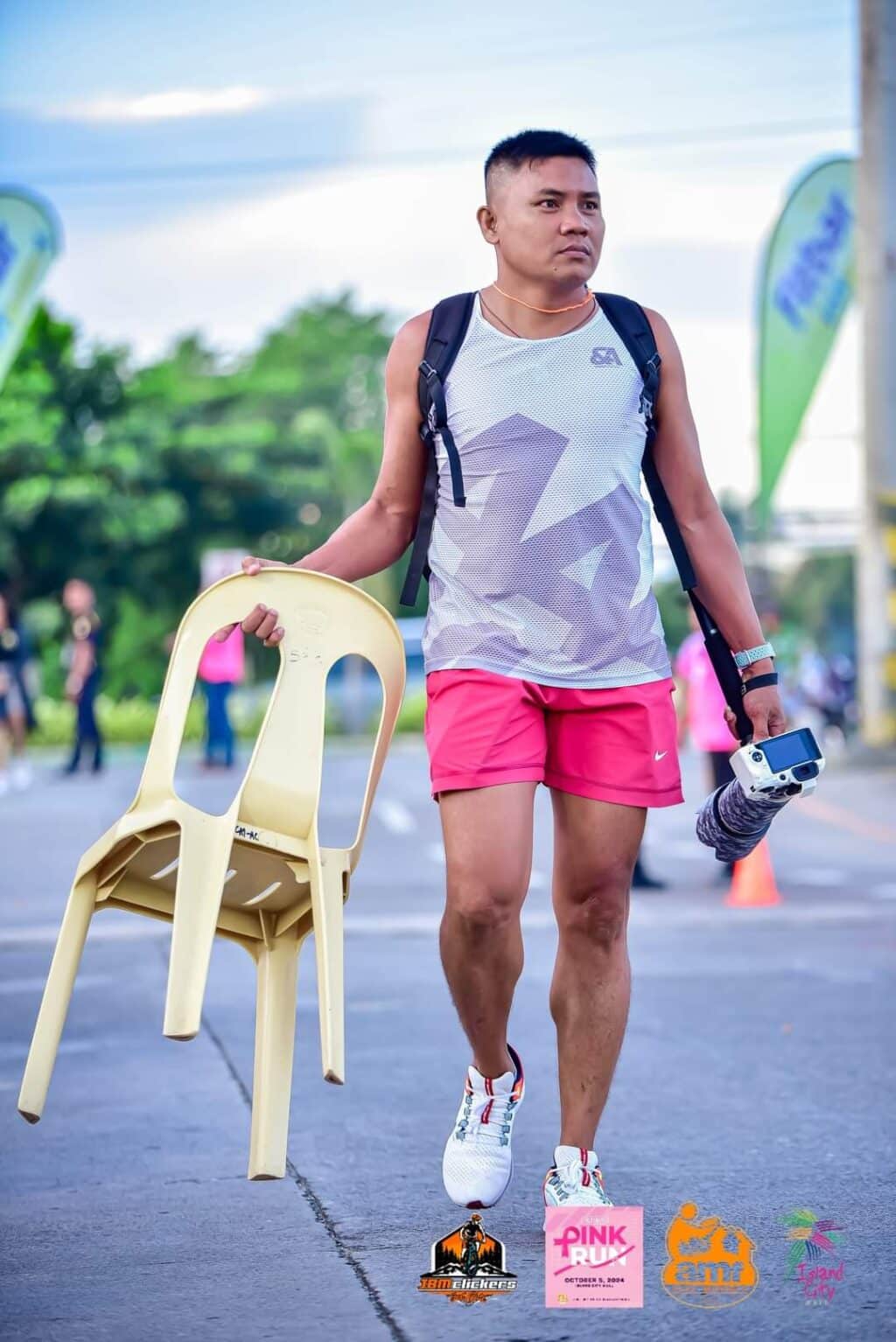 Bohol runner, 75: His inspiring journey through photog’s lens. The man behind the lens, Hener Jaca. | Contributed photo