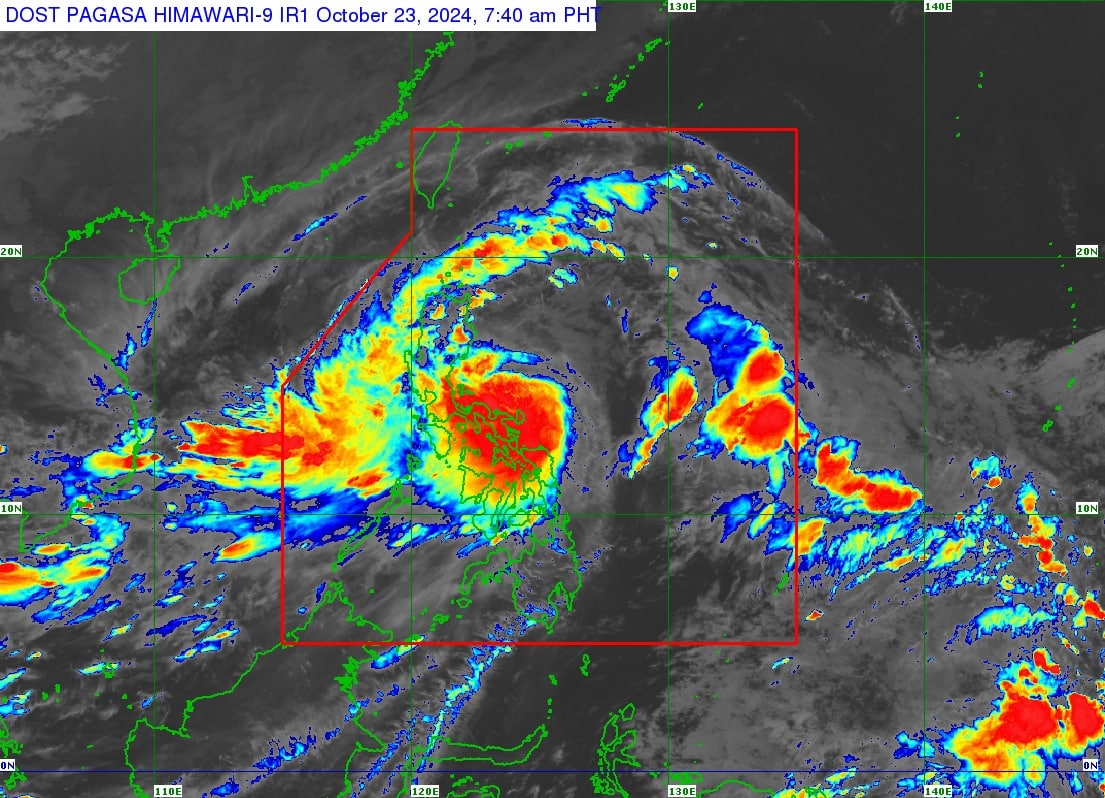 Kristine: Several Areas In Cebu Under Storm Signal No. 1