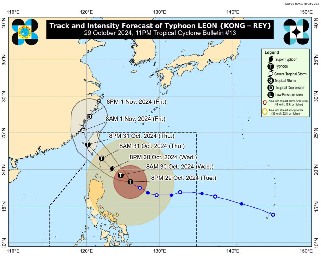 Leon update: Batanes, Babuyan Is. may be placed under Signal No. 5 