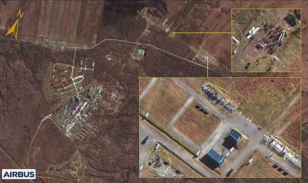 N. Korea deploys elite troops to Russia - Seoul spy agency. This handout from South Korea's National Intelligence Service released on October 18, 2024 shows a satellite image by Airbus Defence and Space of Russia's Khabarovsk military facility, where the NIS said North Korean personnel gathered within the training ground on October 16, 2024. | AFP PHOTO / AIRBUS DEFENCE AND SPACE VIA SOUTH KOREA'S NATIONAL INTELLIGENCE SERVICE